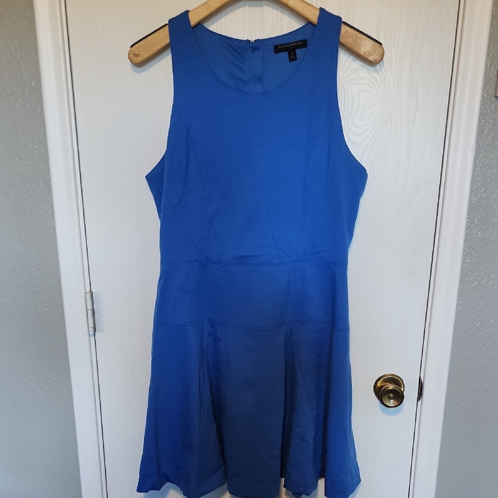 Banana Republic Vibrant Blue Mini Dress